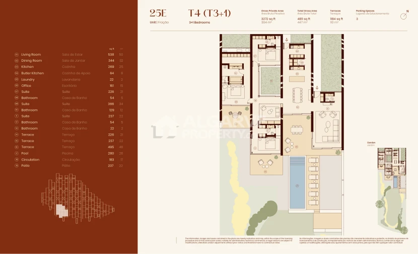 Apartamento T4 para Venda em Lagos (São Sebastião e Santa Maria) Planta 1