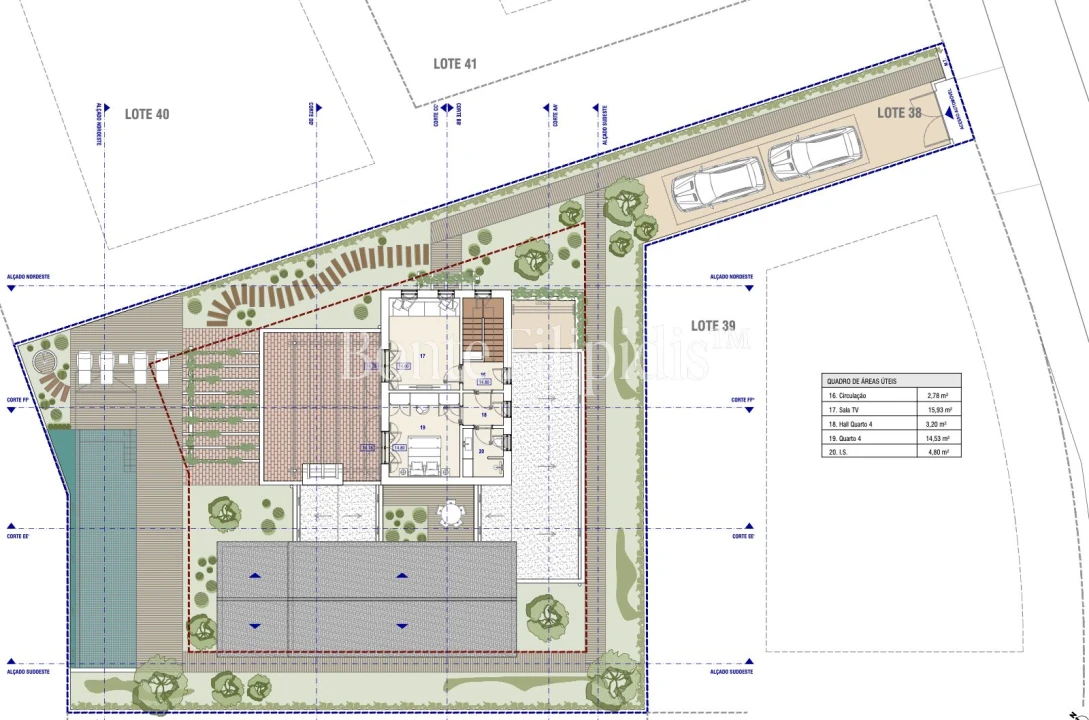 Moradia T5 para Venda em Comporta Planta 2