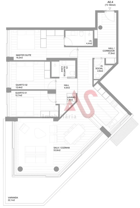 Apartamento T3 para Venda em Vila do Conde