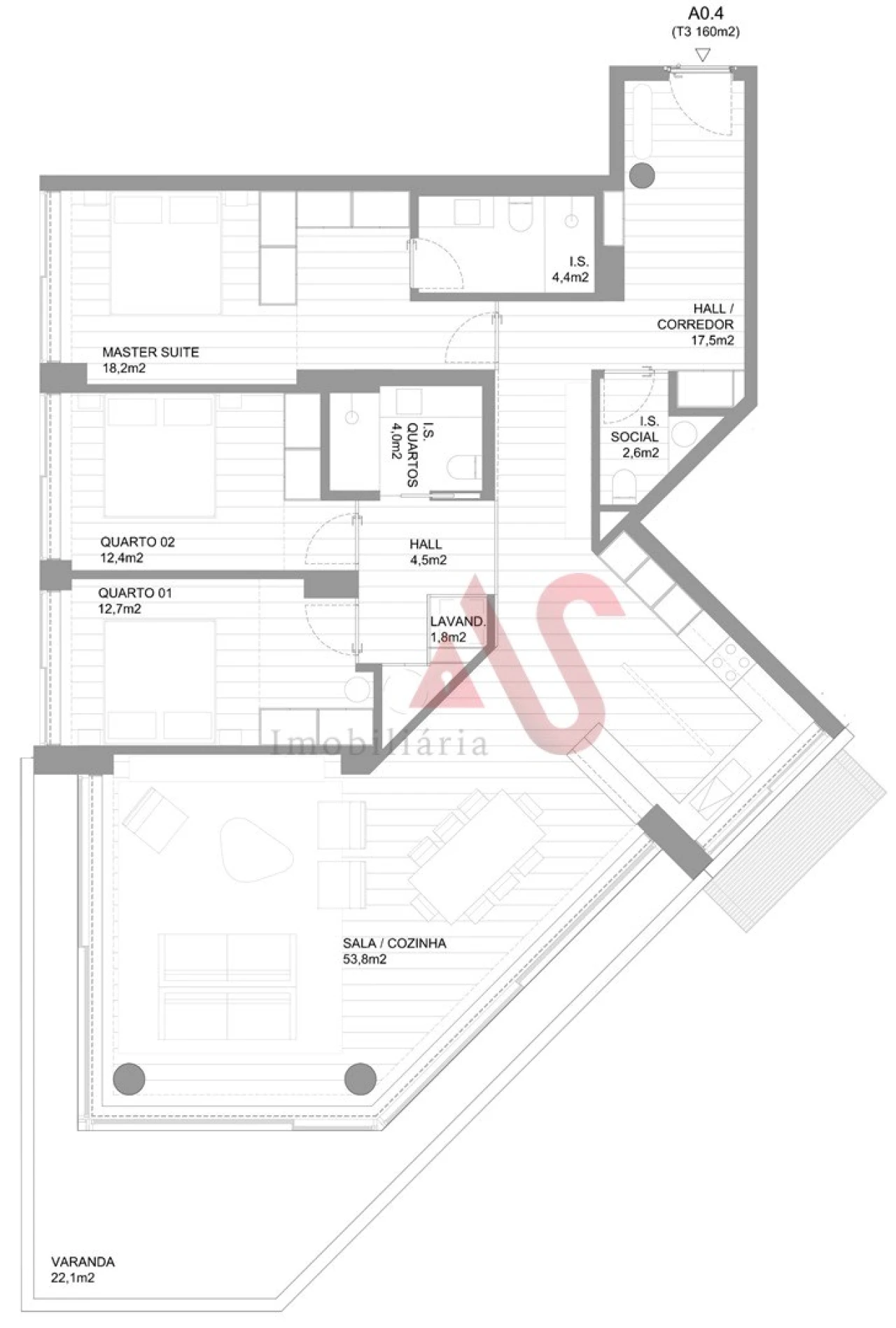 Apartamento T3 para Venda em Vila do Conde Foto 31