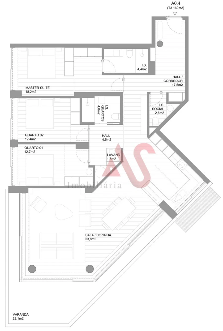 Apartamento T3 para Venda em Vila do Conde Foto 31