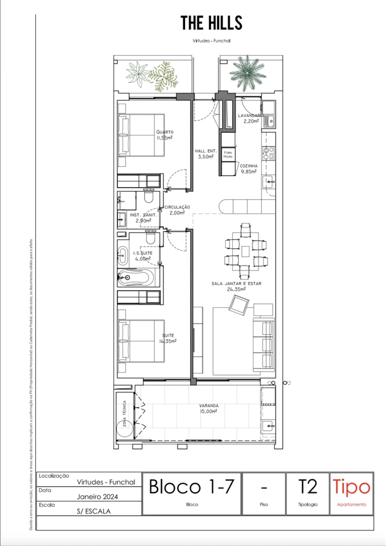 Apartamento T2 para Venda em São Martinho Foto 14