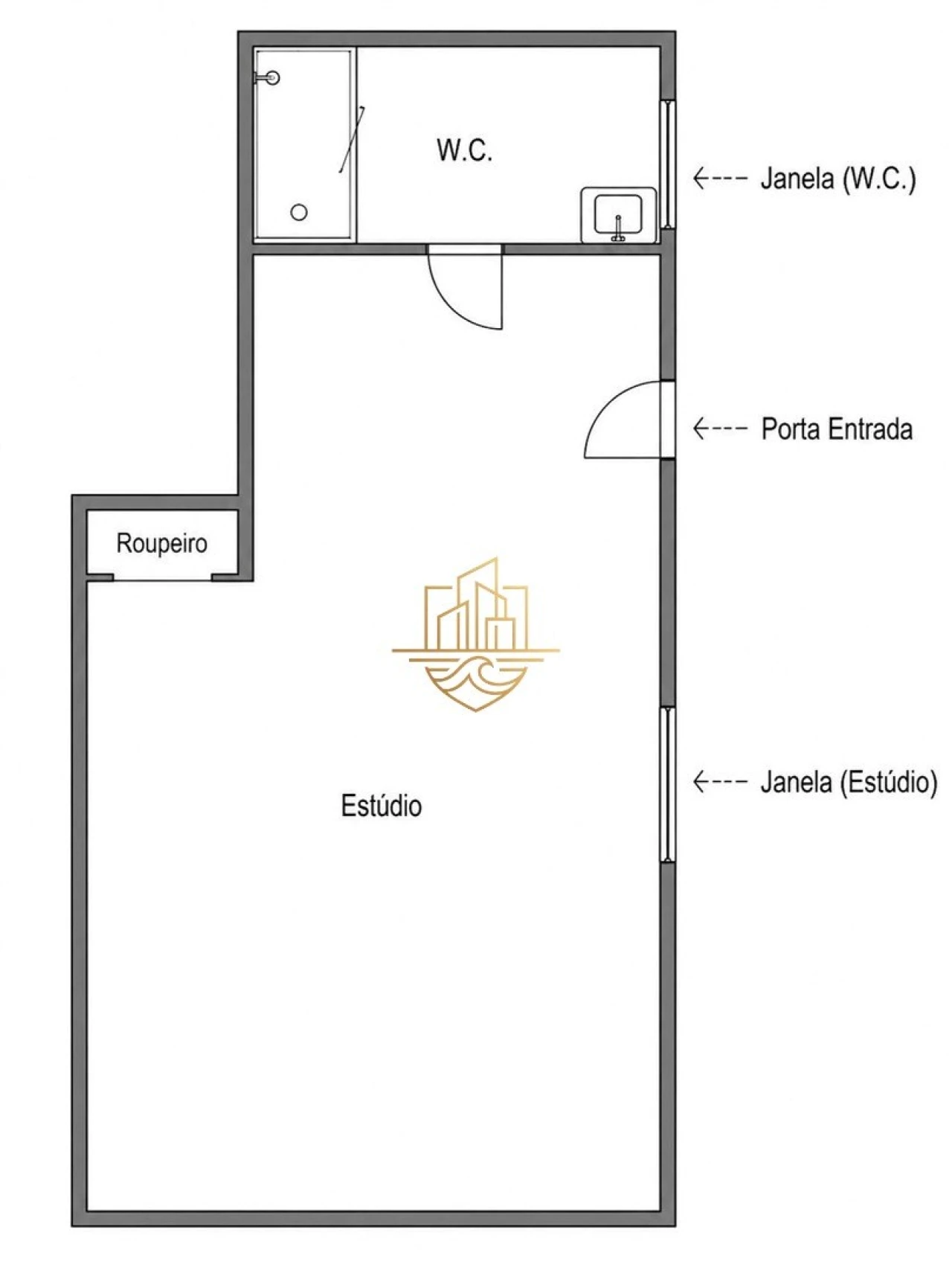 Apartamento T3 para Venda em Ramalde Planta 3