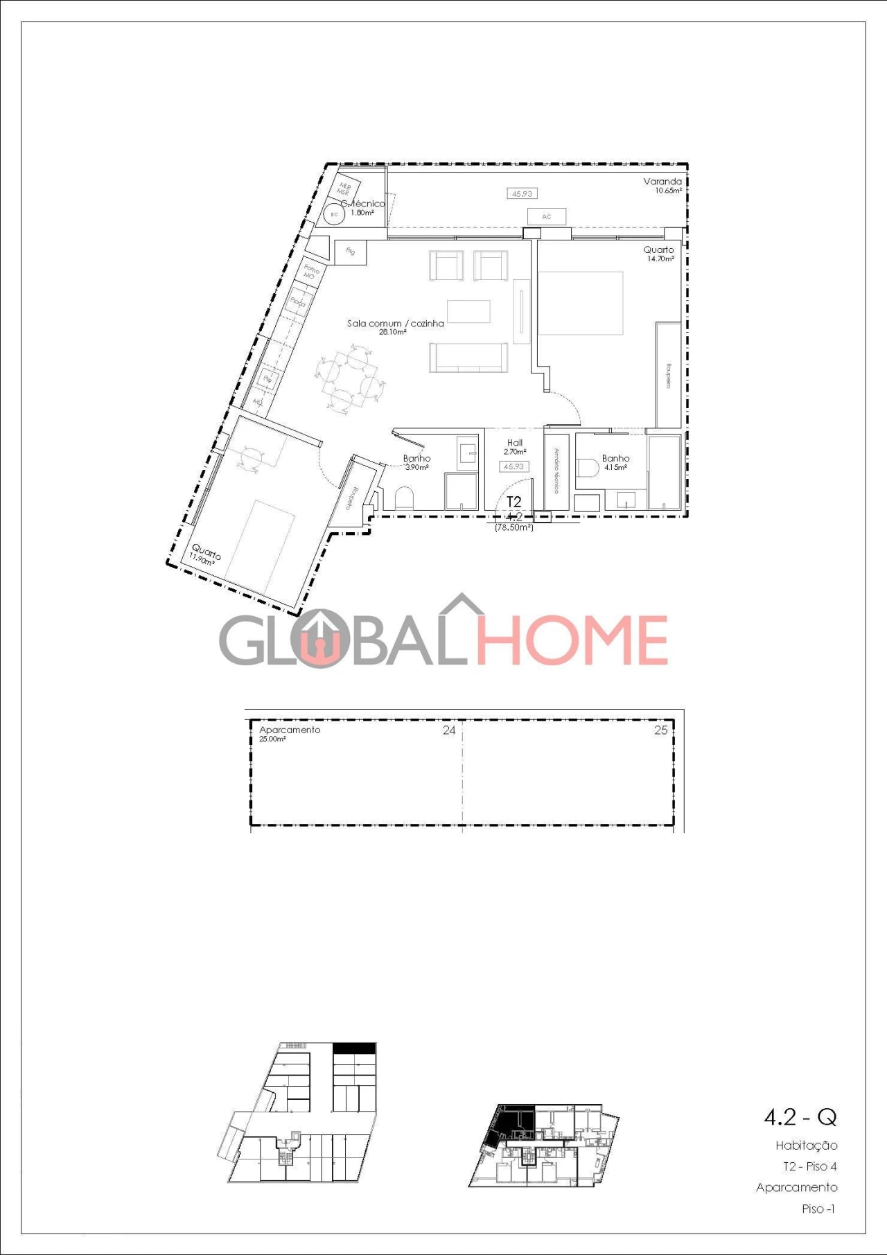 Apartamento T2 para Venda em Gulpilhares e Valadares Foto 18