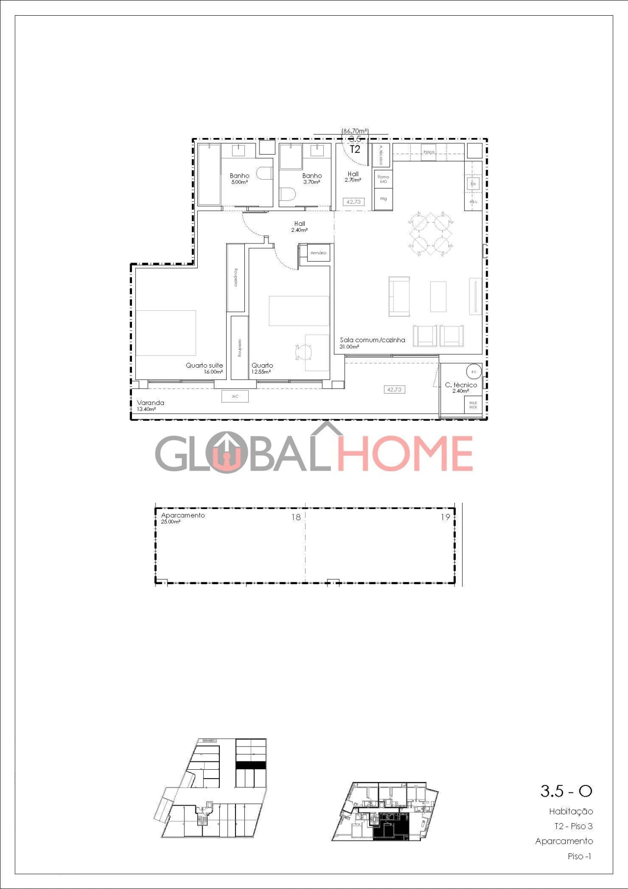 Apartamento T2 para Venda em Gulpilhares e Valadares Foto 16