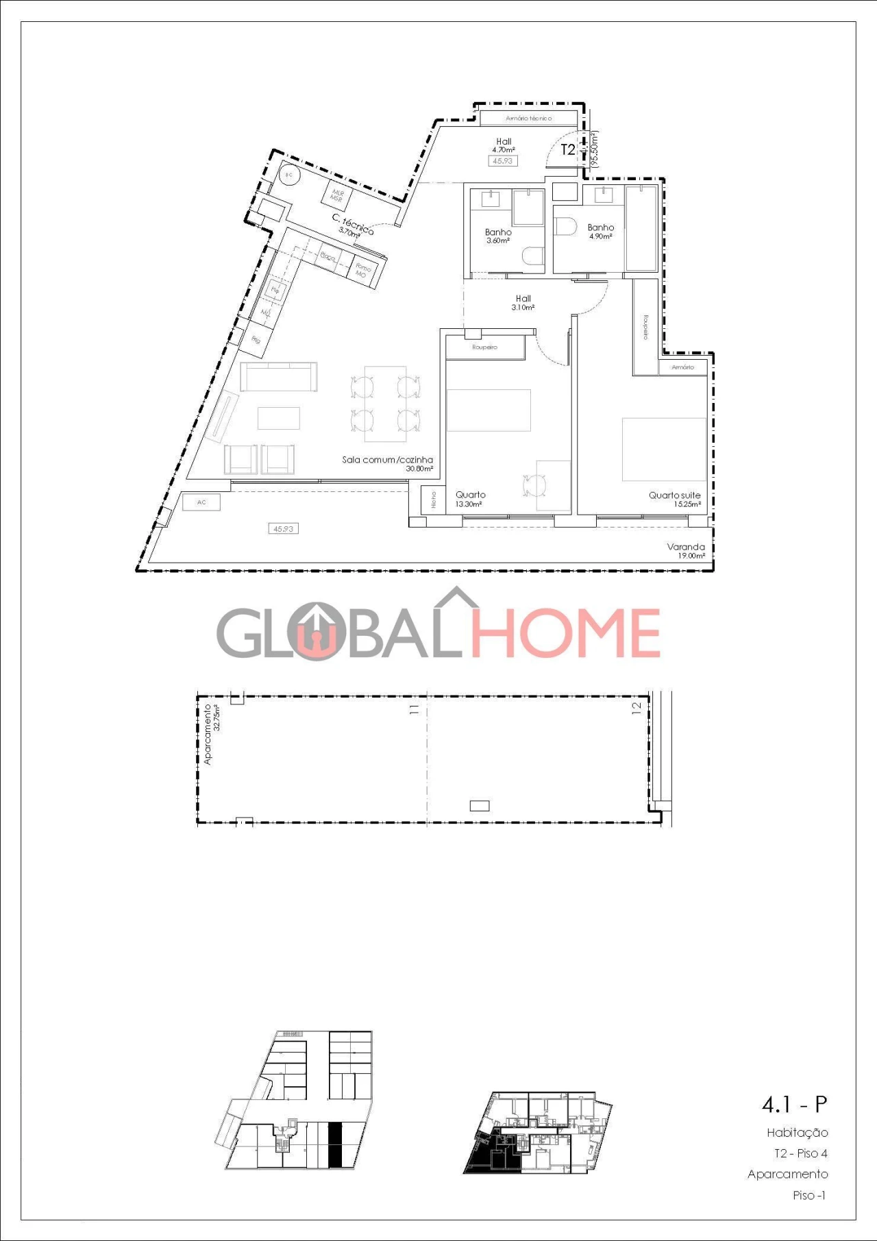 Apartamento T2 para Venda em Gulpilhares e Valadares Foto 17