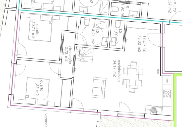 Apartamento T2 para Venda em Tondela e Nandufe Foto 6