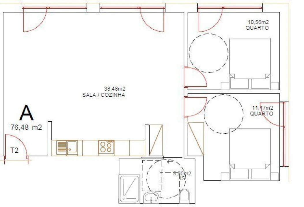 Apartamento T2 para Venda em Tondela e Nandufe Foto 6