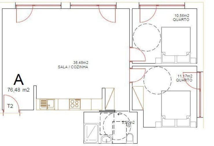 Apartamento T2 para Venda em Tondela e Nandufe Foto 6