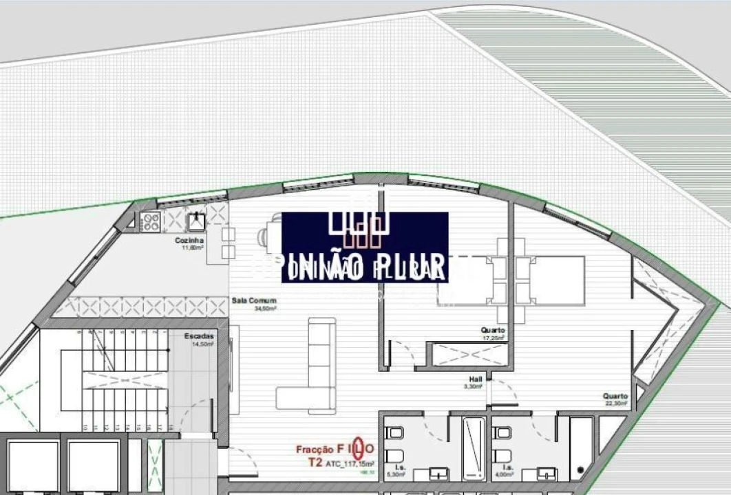 Apartamento T2 para Venda em Mafamude e Vilar do Paraíso Foto 14