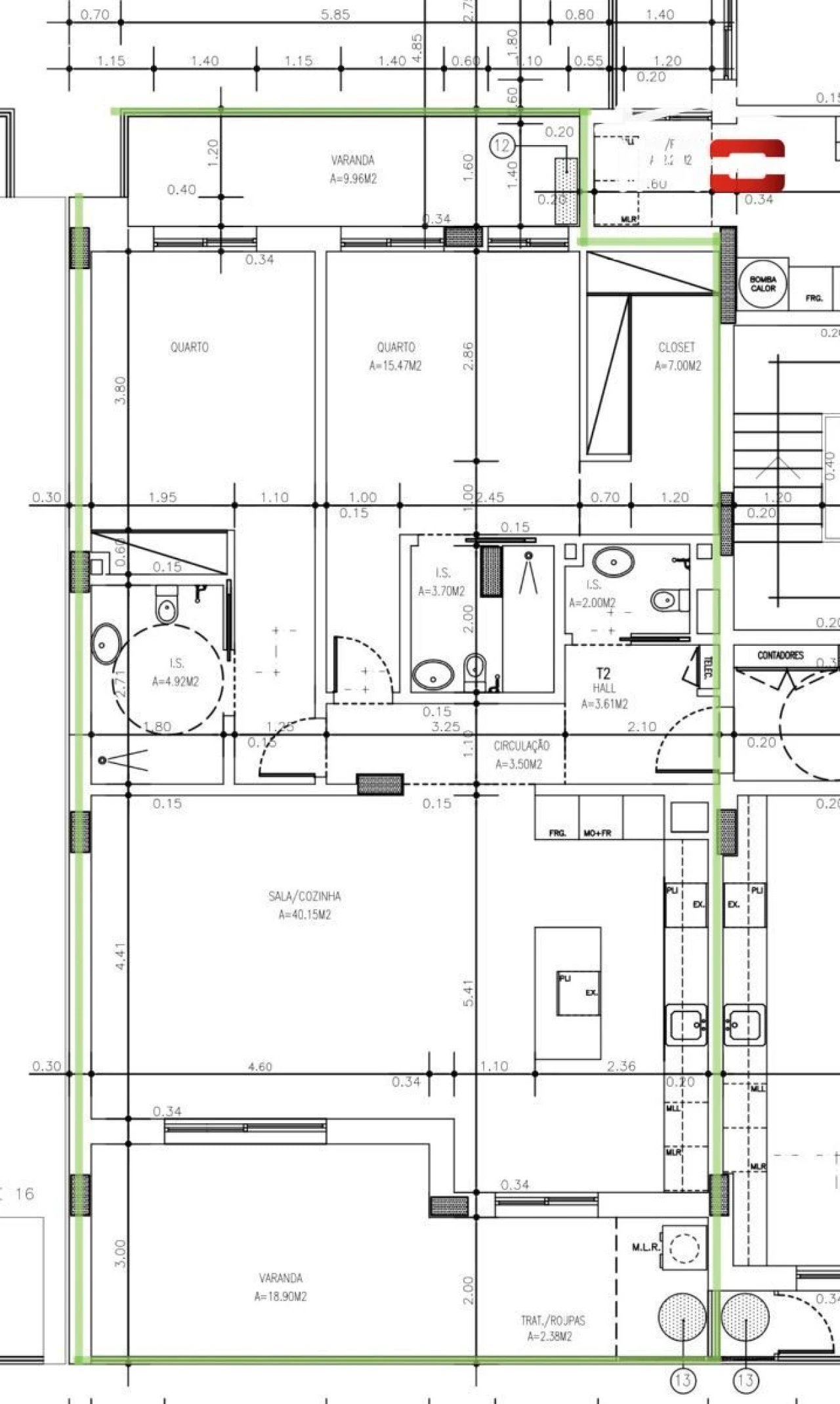Apartamento T2 para Venda em Montijo e Afonsoeiro Foto 28