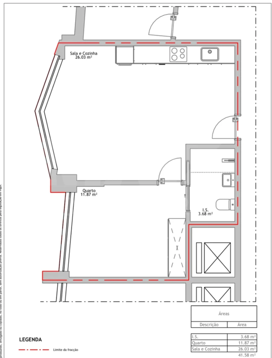 Apartamento T1 para Venda em Agualva e Mira-Sintra Foto 10