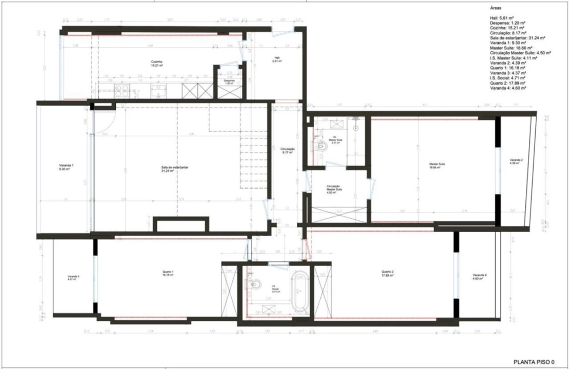 Apartamento T5 para Venda em Cascais e Estoril Planta 2