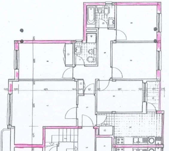 Apartamento T4 para Venda em Tavarede Planta 1