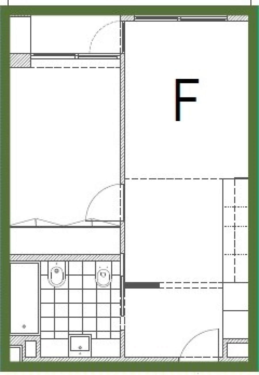 Apartamento T1 para Venda em Pedrouços Planta 1