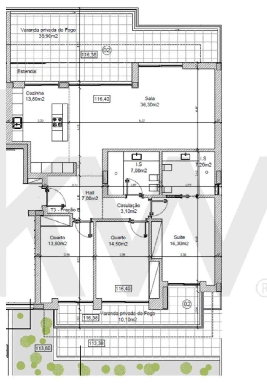Apartamento T3 para Venda em Barcarena Foto 14