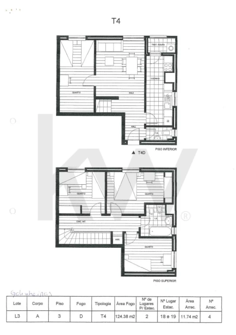 Apartamento T3 para Venda em Santa Clara