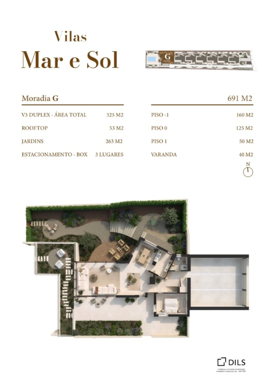 Moradia T3 para Venda em Albufeira e Olhos de Água Planta 3