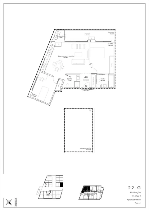 Apartamento T2 para Venda em Gulpilhares e Valadares