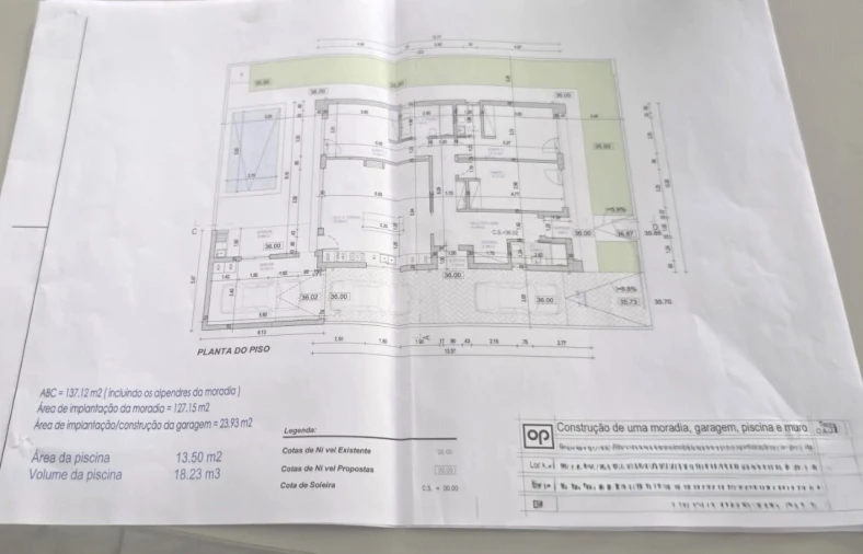 Moradia T3 para Venda em Quinta do Anjo Planta 1