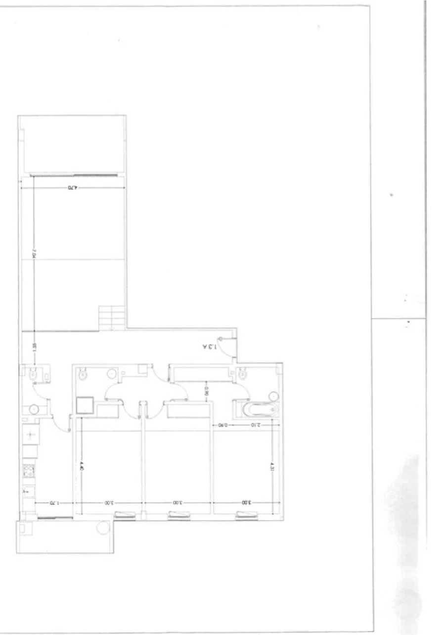 Apartamento T3 para Venda em Canidelo Planta 1
