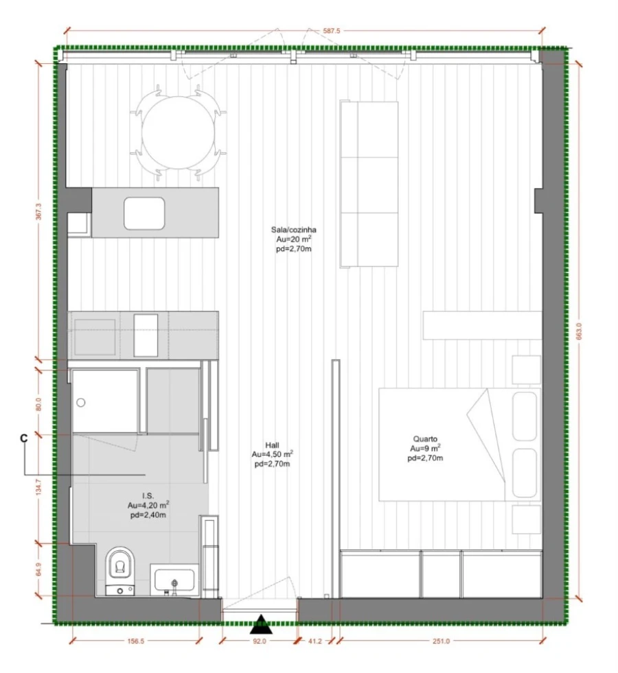 Apartamento para Venda em Cidade da Maia Planta 1