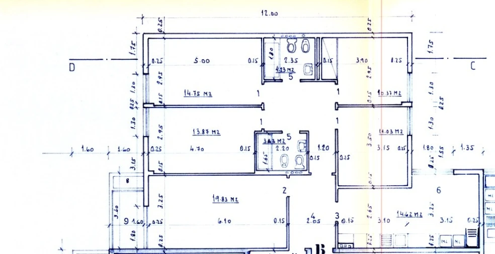 Apartamento T4 para Venda em São João Baptista e Santa Maria dos Olivais Planta 1