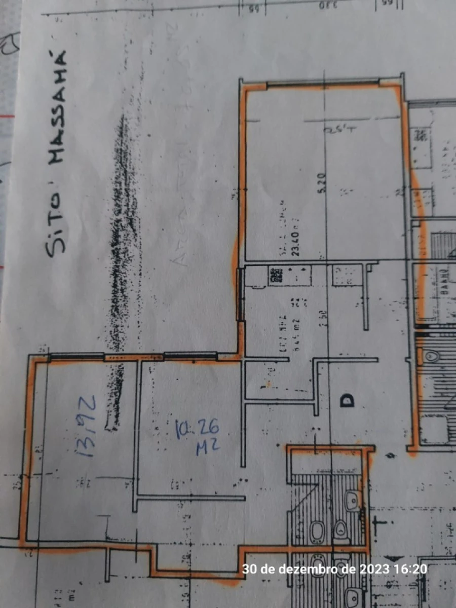 Apartamento T2 para Venda em Massamá e Monte Abraão Planta 1