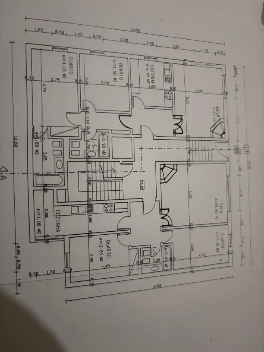 Apartamento T2 para Venda em Porto Salvo Planta 1