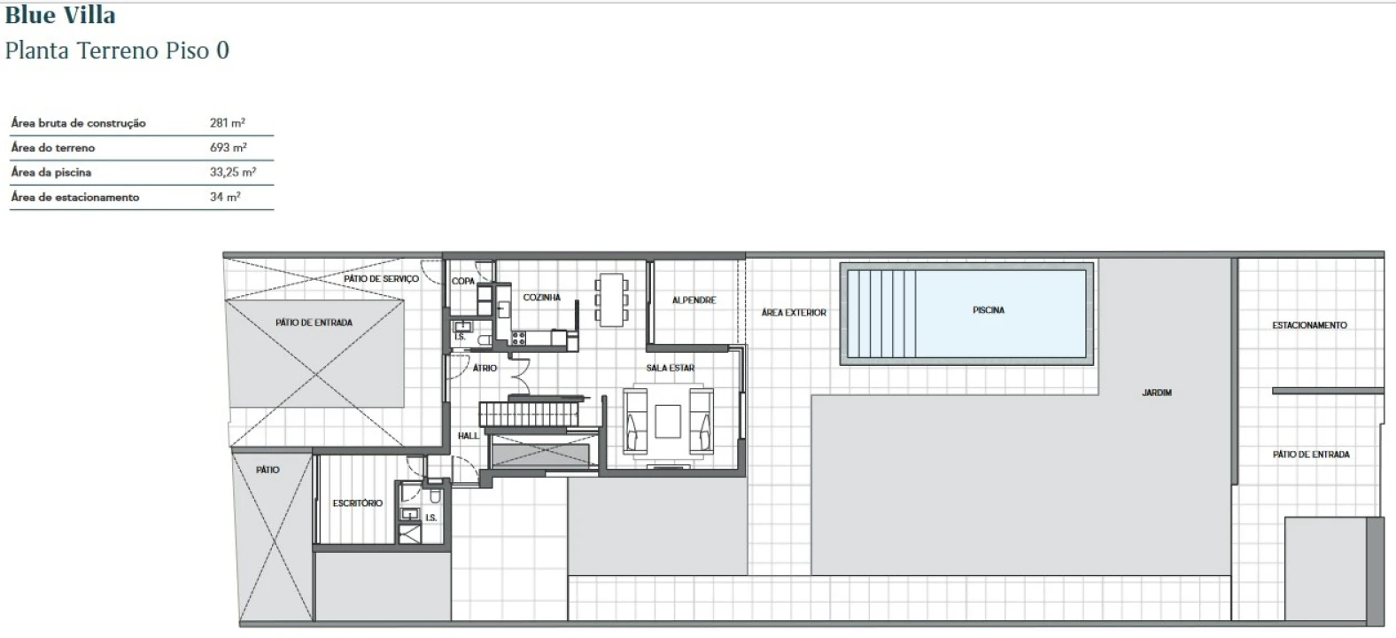 Moradia T4 para Venda em Quarteira Planta 2
