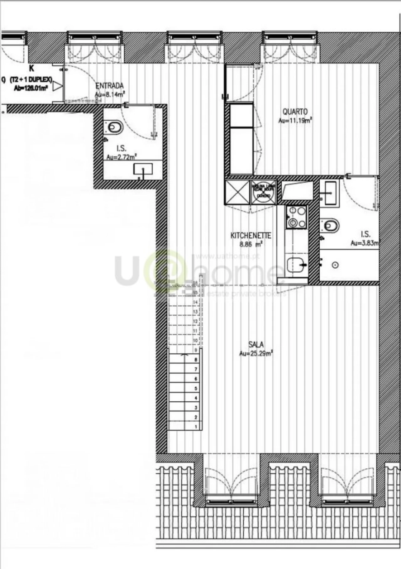 Apartamento T2 para Venda em Santa Maria Maior Foto 10