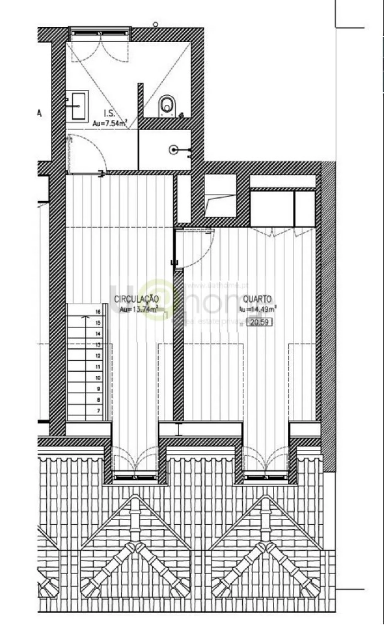 Apartamento T2 para Venda em Santa Maria Maior Foto 11