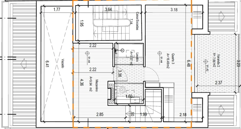 Apartamento T3 para Venda em Campolide Planta 1