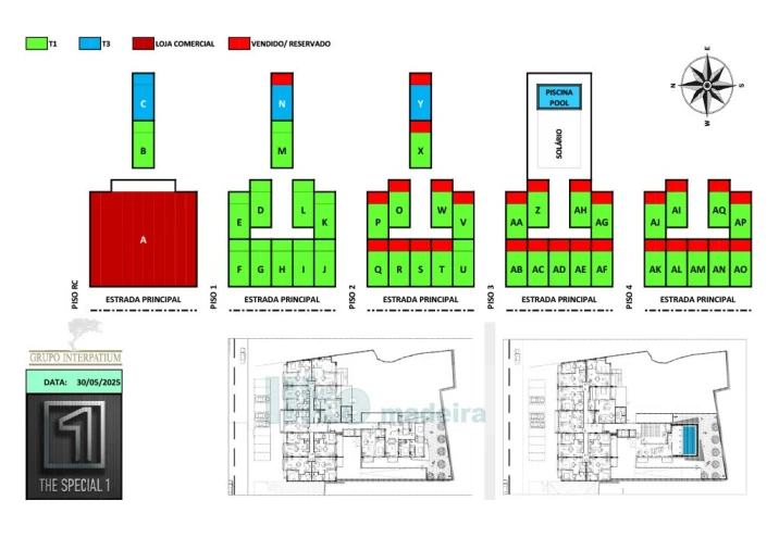 Apartamento T1 para Venda em Ribeira Brava Foto 19