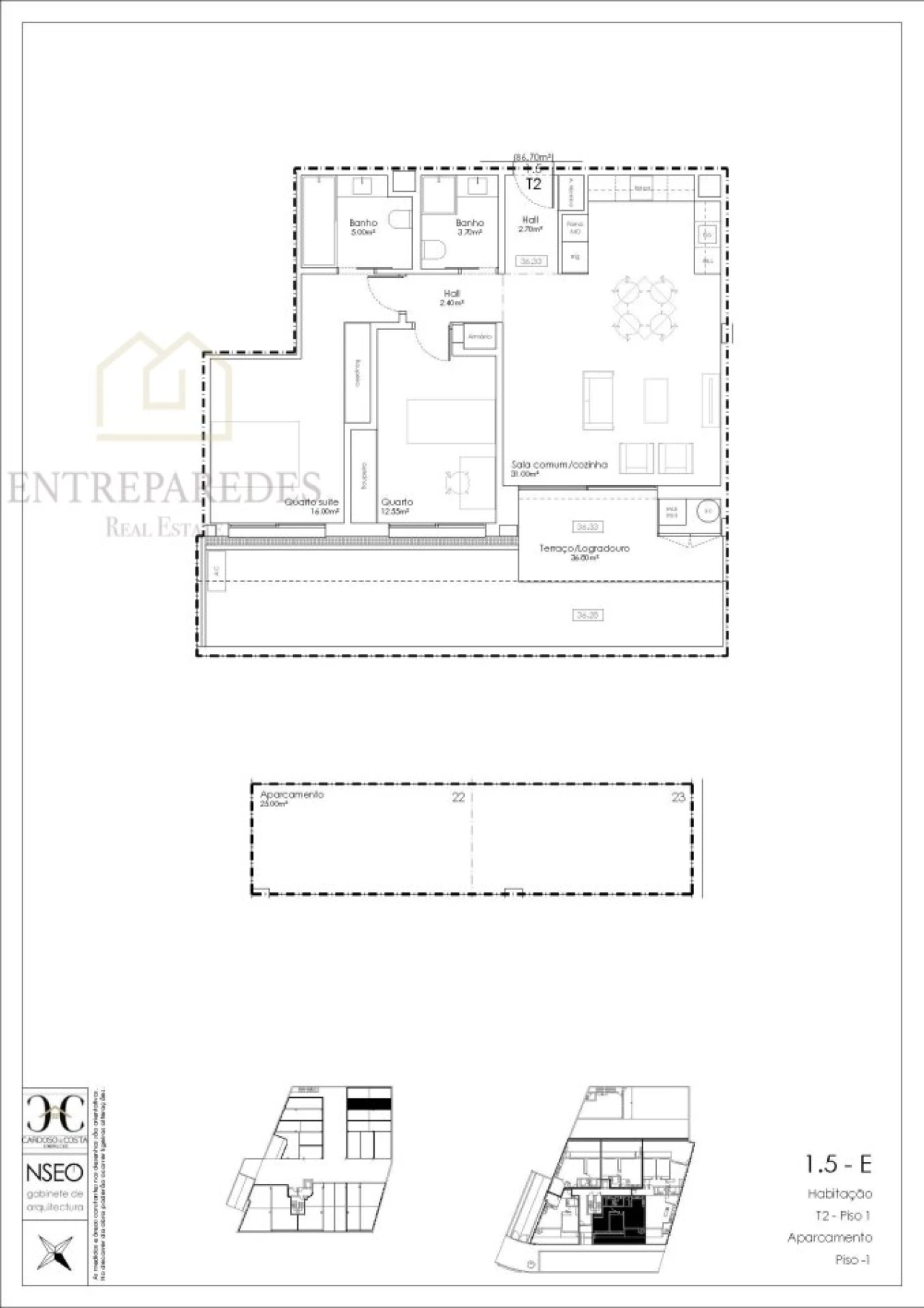 Apartamento T2 para Venda em Gulpilhares e Valadares Foto 14