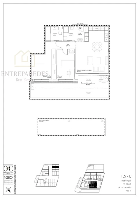 Apartamento T2 para Venda em Gulpilhares e Valadares
