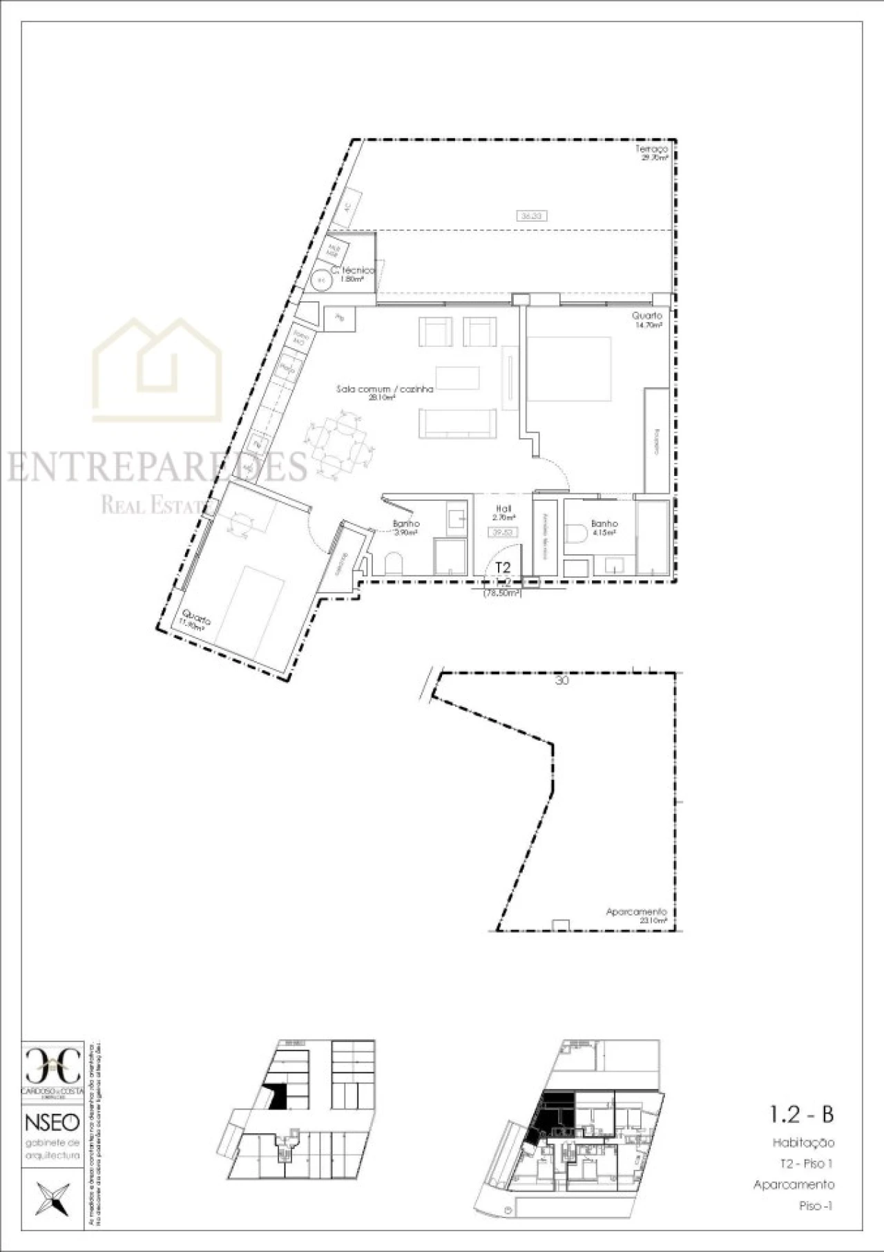 Apartamento T2 para Venda em Gulpilhares e Valadares Foto 14