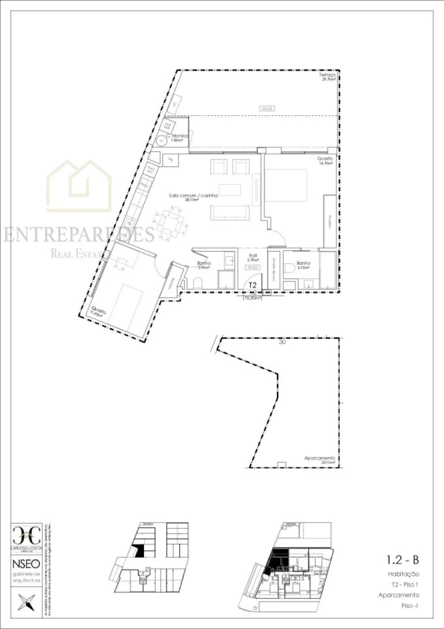 Apartamento T2 para Venda em Gulpilhares e Valadares Foto 14