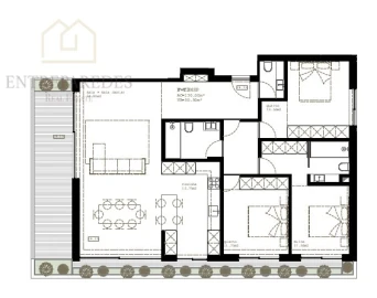 Apartamento T3 para Venda em São Felix da Marinha