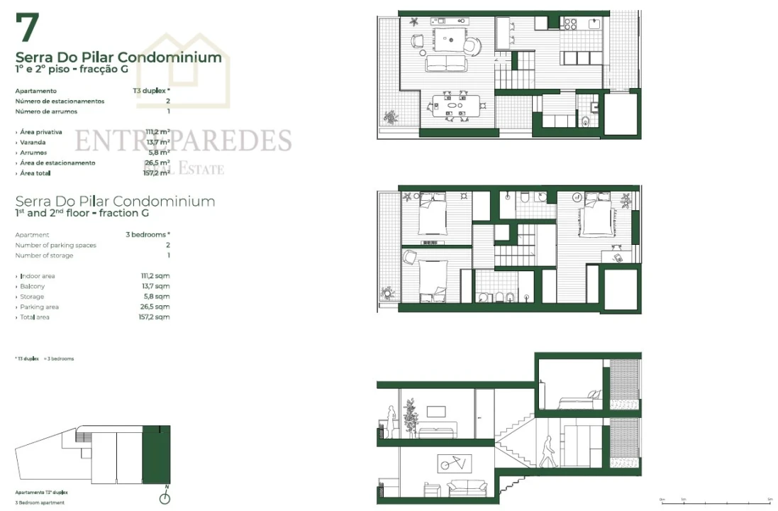 Apartamento T3 para Venda em Santa Marinha e São Pedro da Afurada Foto 12