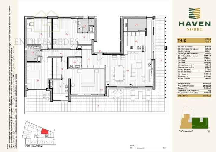 Apartamento T4 para Venda em Silvares, Pias, Nogueira e Alvarenga Foto 24