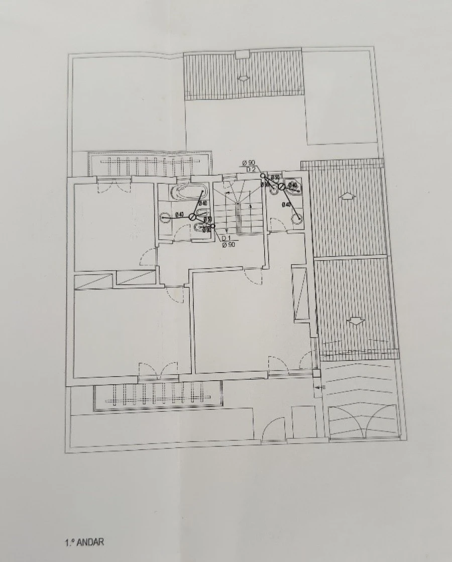 Moradia T3 para Venda em Atouguia da Baleia Planta 1