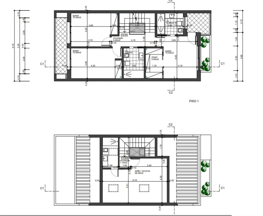 Moradia T3 para Venda em Sarilhos Grandes Planta 2