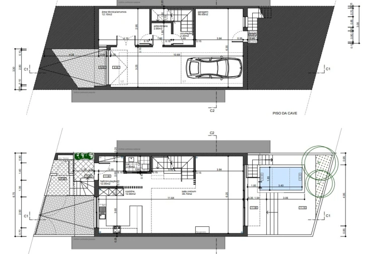 Moradia T3 para Venda em Sarilhos Grandes Planta 1