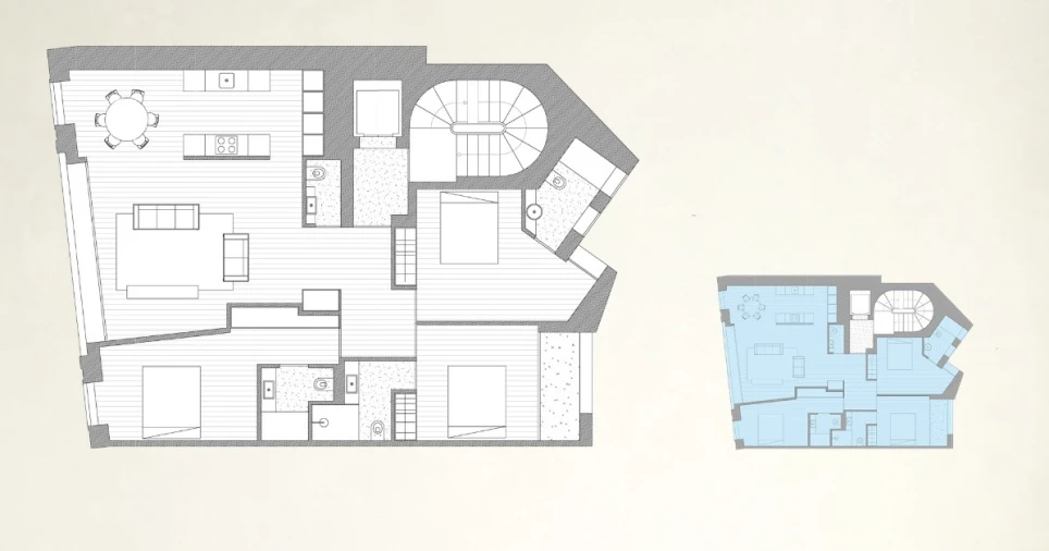 Apartamento T3 para Venda em Cedofeita, Santo Ildefonso, Sé, Miragaia, São Nicolau e Vitória Planta 1
