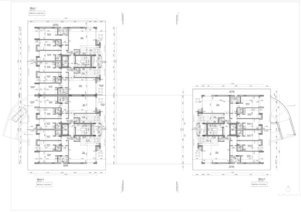 Apartamento T3 para Venda em Montijo e Afonsoeiro Planta 2