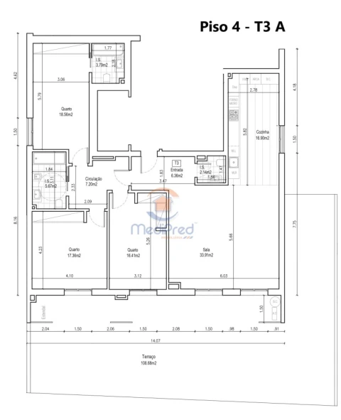 Apartamento T3 para Venda em Ramada e Caneças
