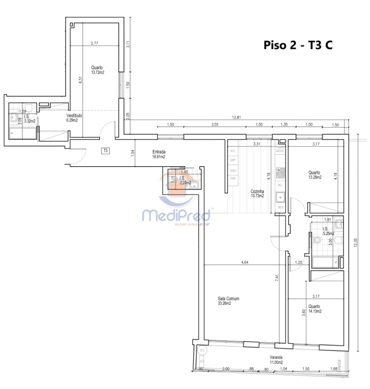 Apartamento T3 para Venda em Ramada e Caneças Foto 13