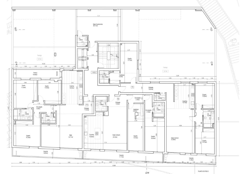 Apartamento T3 para Venda em Ramada e Caneças Planta 2