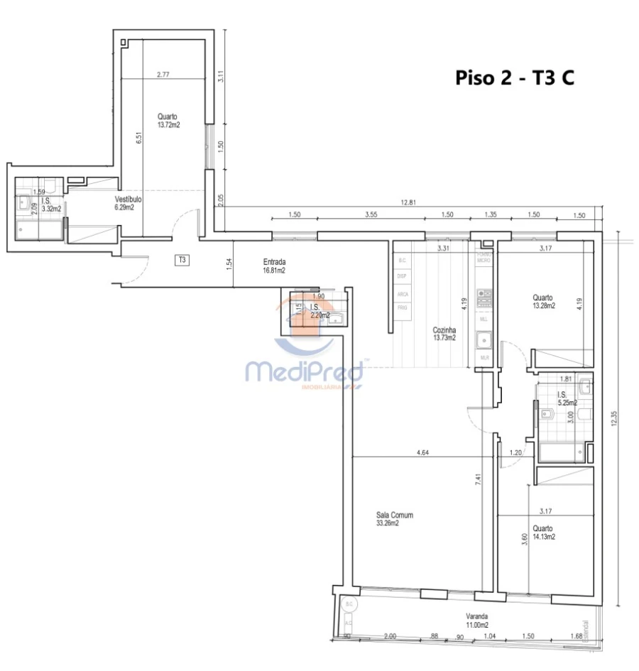 Apartamento T3 para Venda em Ramada e Caneças Foto 13
